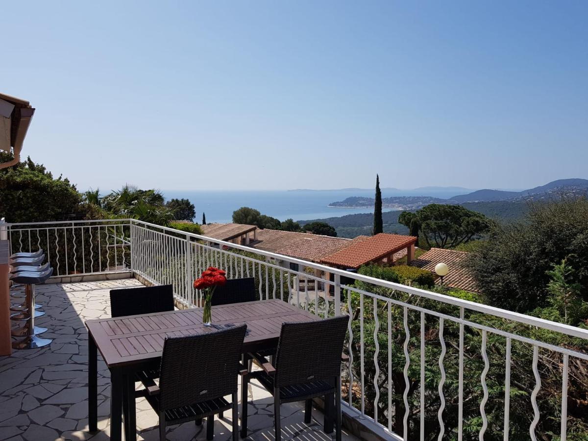 Villa Mit Grossartigem Panoramablick Auf Das Meer Und Direkt Am Pool La Croix-Valmer Exterior photo